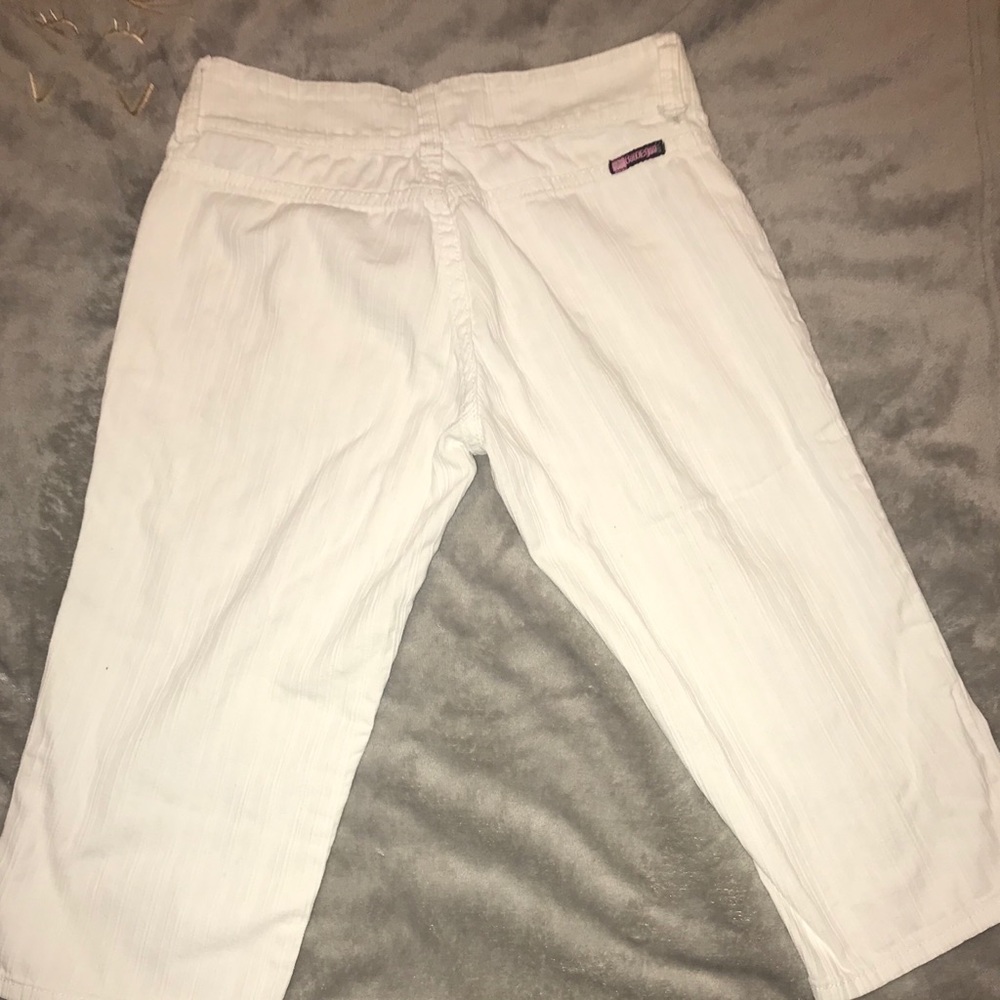 White Bubblegum white capris.